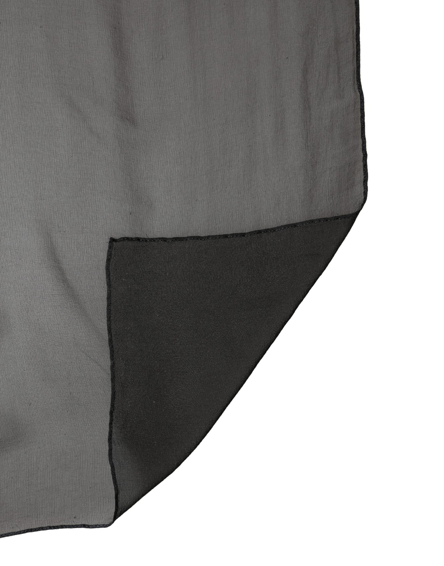 Dolce & Gabbana Black Silk Neck Wrap Shawl Stole 167cm x 126cm Scarf