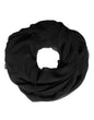Dolce & Gabbana Black Silk Neck Wrap Shawl Stole 167cm x 126cm Scarf