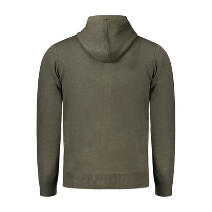 Gilet cardigan homme en polyamide vert, Norvège 1963