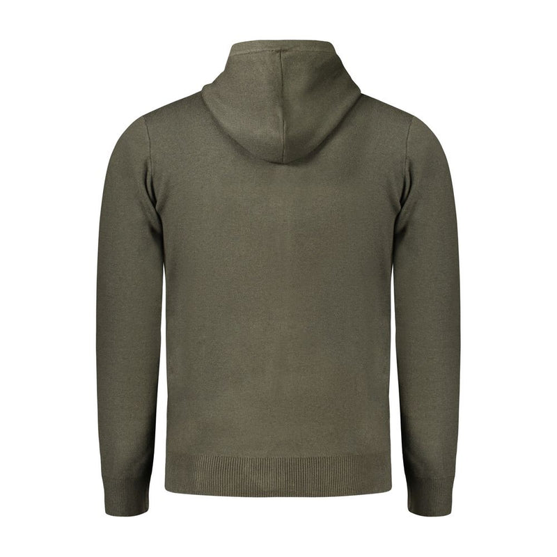 Noorwegen 1963 Groene Polyamide Heren Cardigan