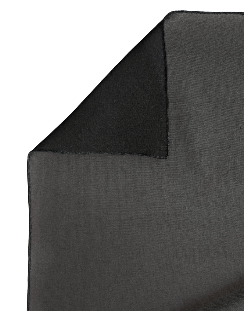 Dolce & Gabbana Black Silk Neck Wrap Shawl Stole Scarf