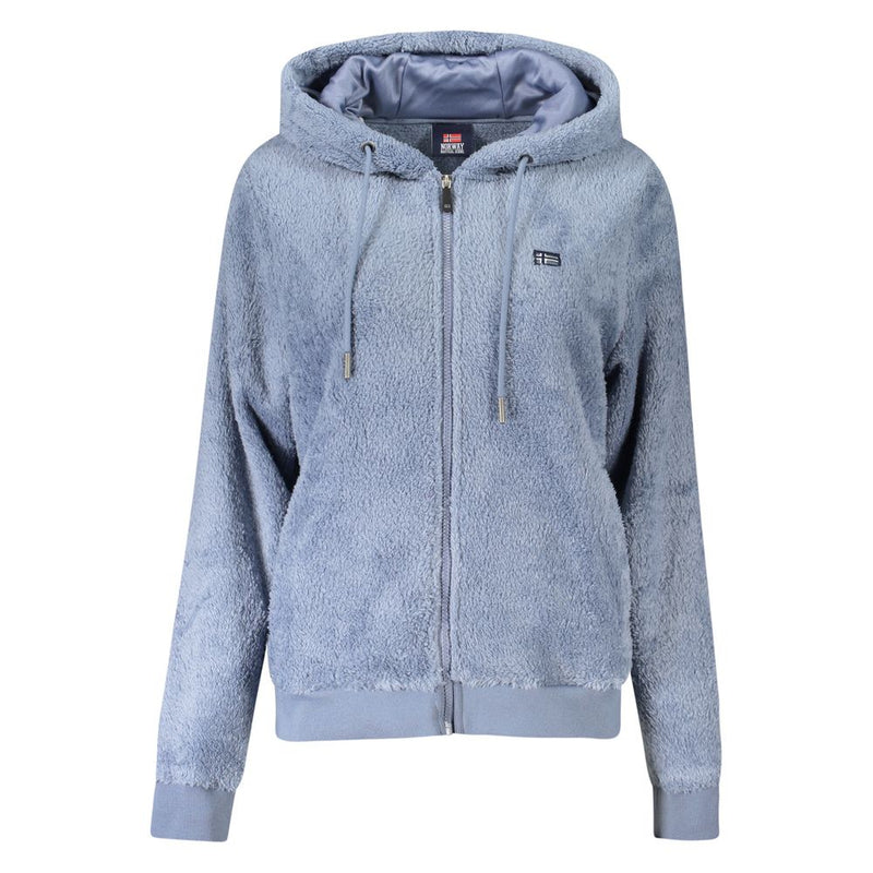 Norway 1963 Blue Polyester Women Jacket - Stylish & Functional