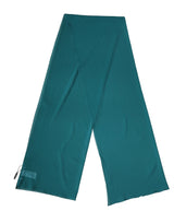 Dolce & Gabbana Blue Green Silk Neck Wrap Shawl