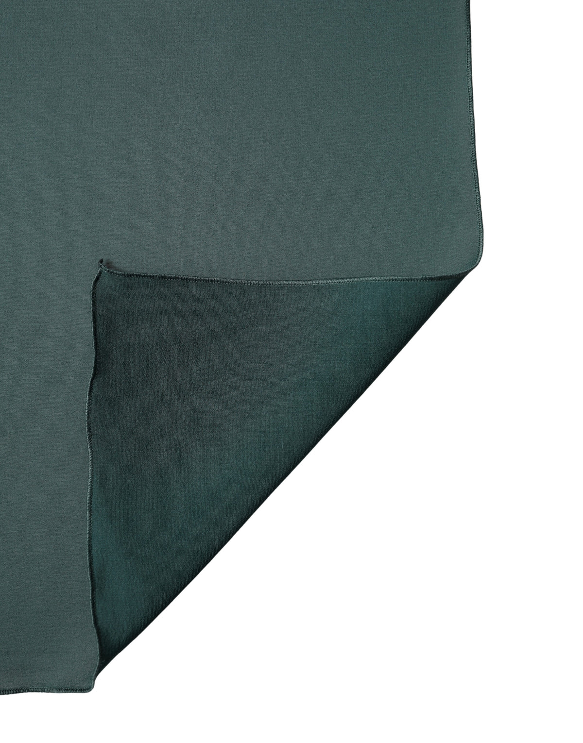 Dolce & Gabbana Dark Green Silk Neck Wrap Shawl Scarf
