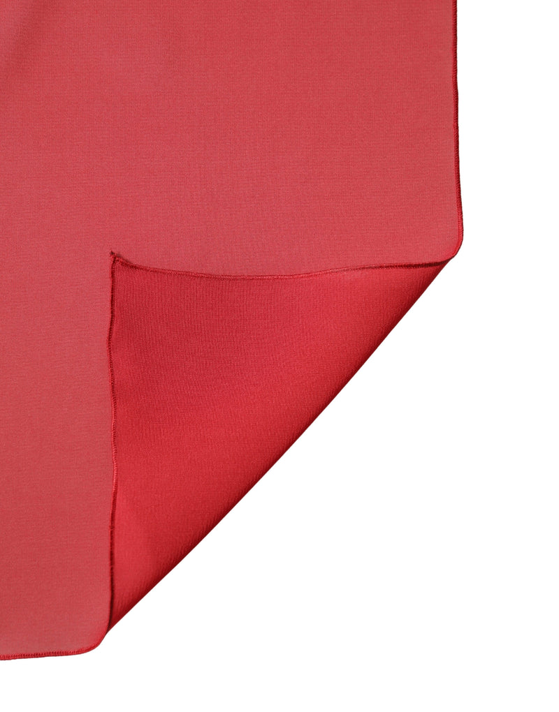 Dolce & Gabbana Red Silk Neck Wrap Shawl for Women