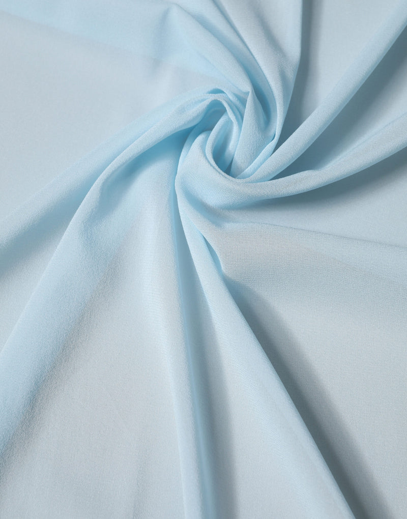 Dolce & Gabbana Light Blue Silk Neck Wrap Shawl Scarf