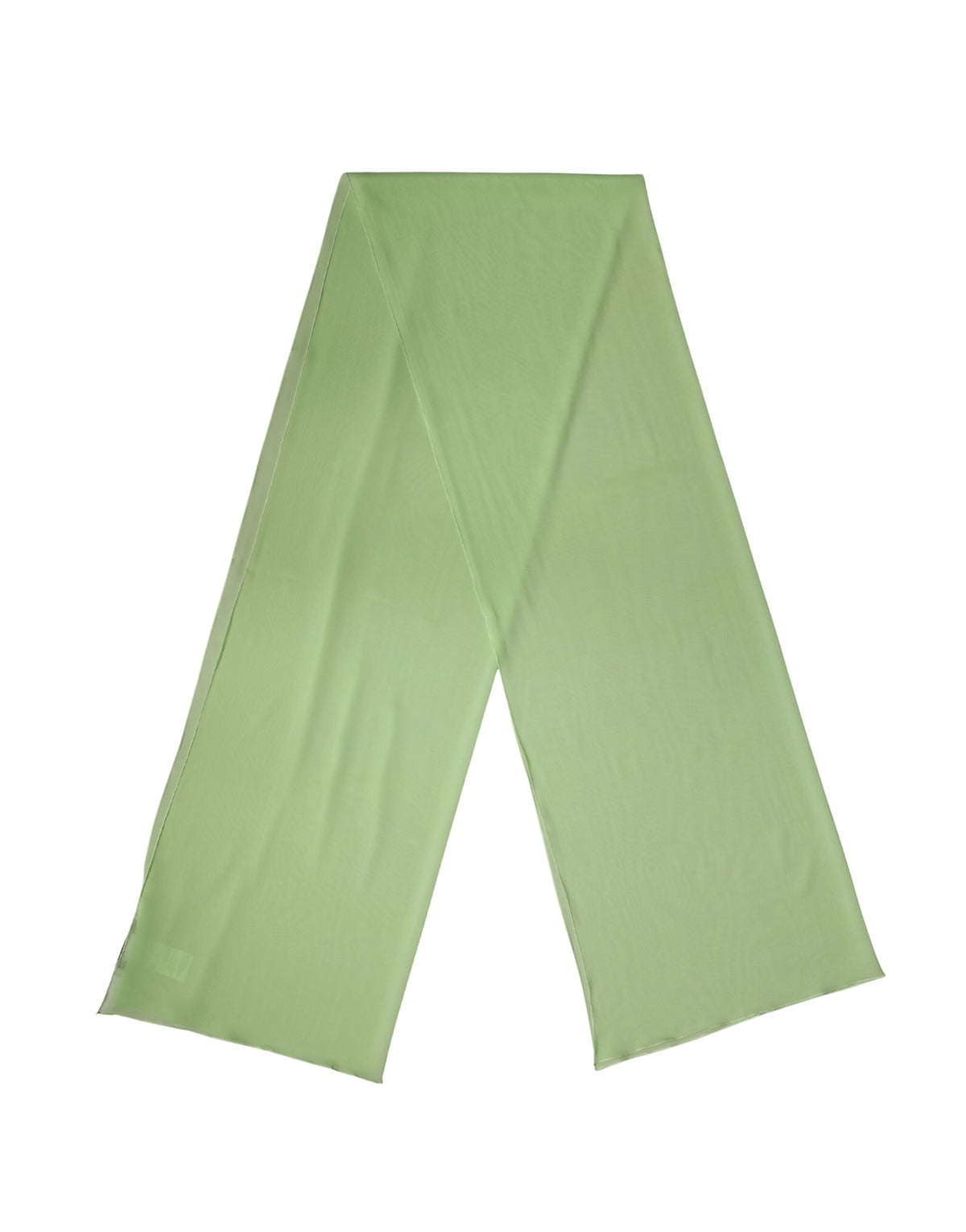 Dolce & Gabbana Light Green Silk Neck Wrap Shawl Stole Scarf