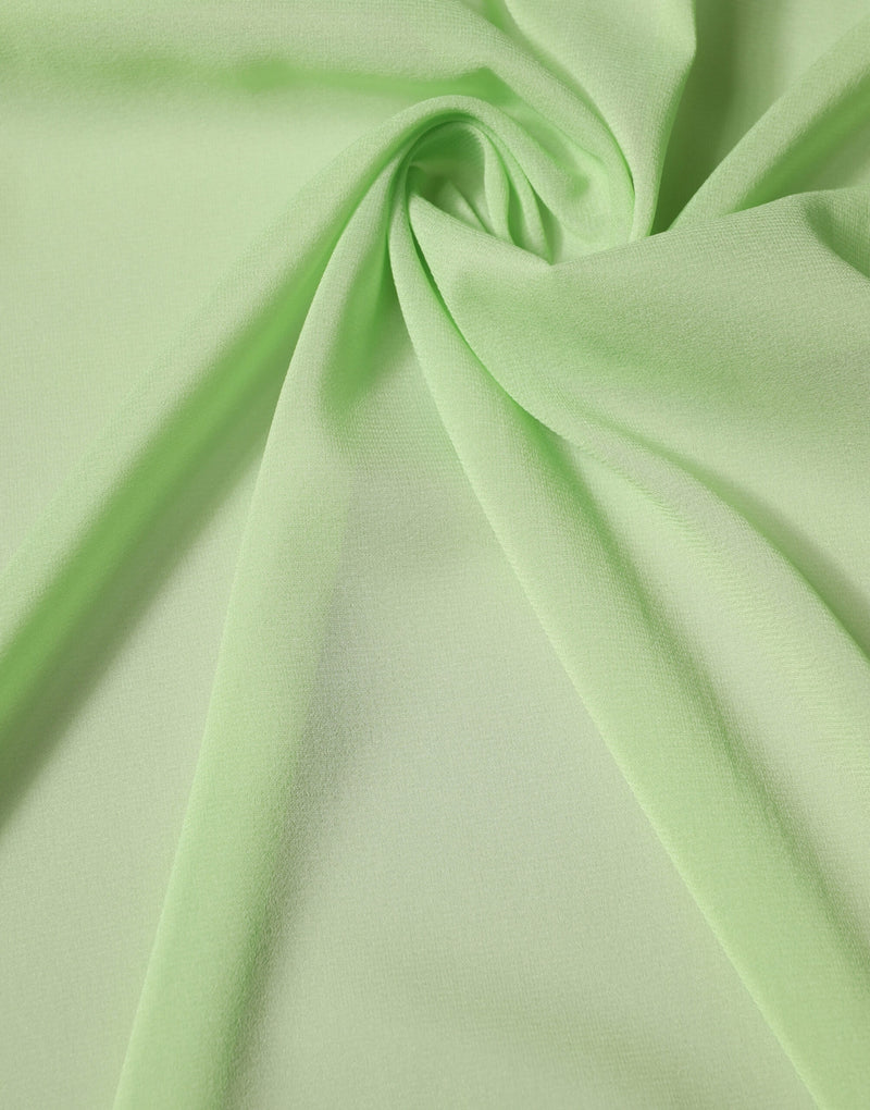 Dolce & Gabbana Light Green Silk Neck Wrap Shawl Scarf