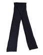 Dolce & Gabbana Black Wool Knitted Shawl Neck Wrap 200cm x 25cm  Scarf