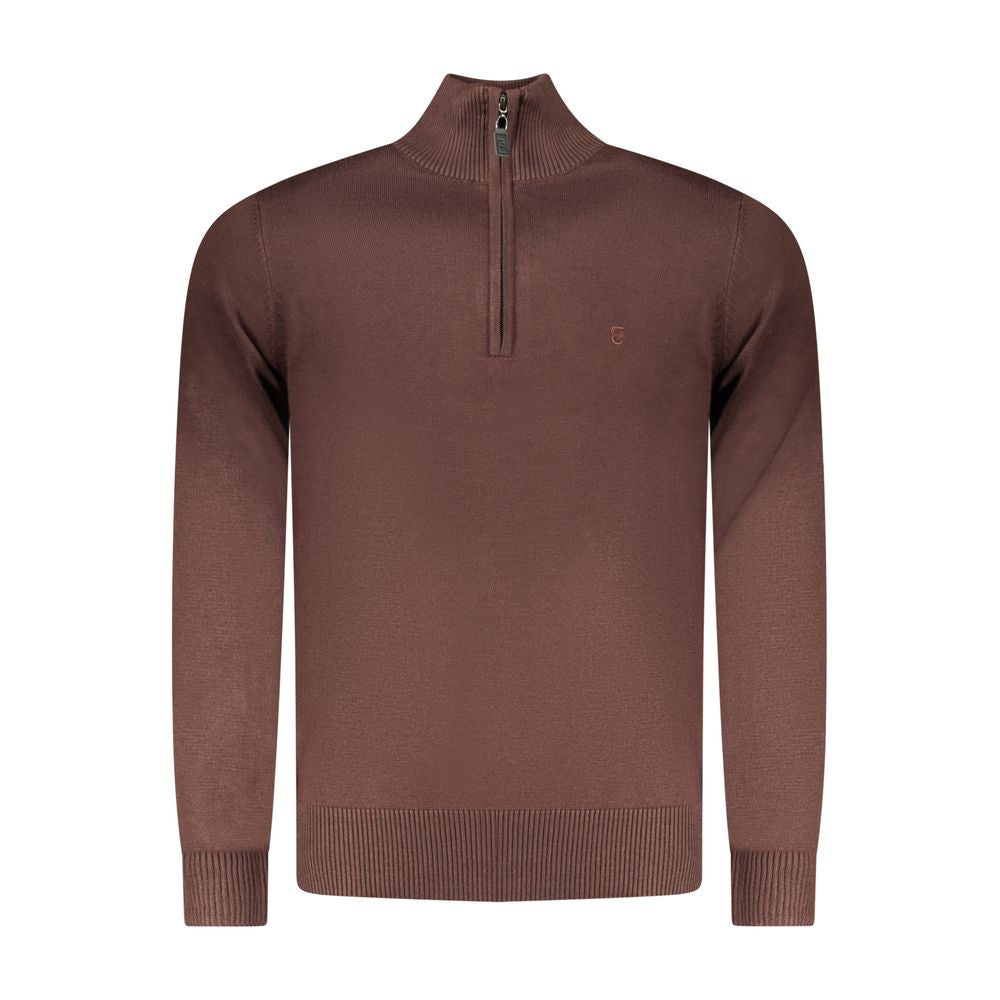 Pull en Viscose Marrone pour Hommes - Coveri Moving