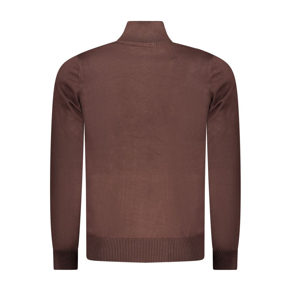 Pull en Viscose Marrone pour Hommes - Coveri Moving