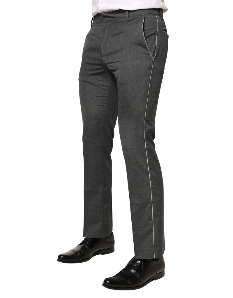 Daniele Alessandrini Grijze Polyester Formele Broek