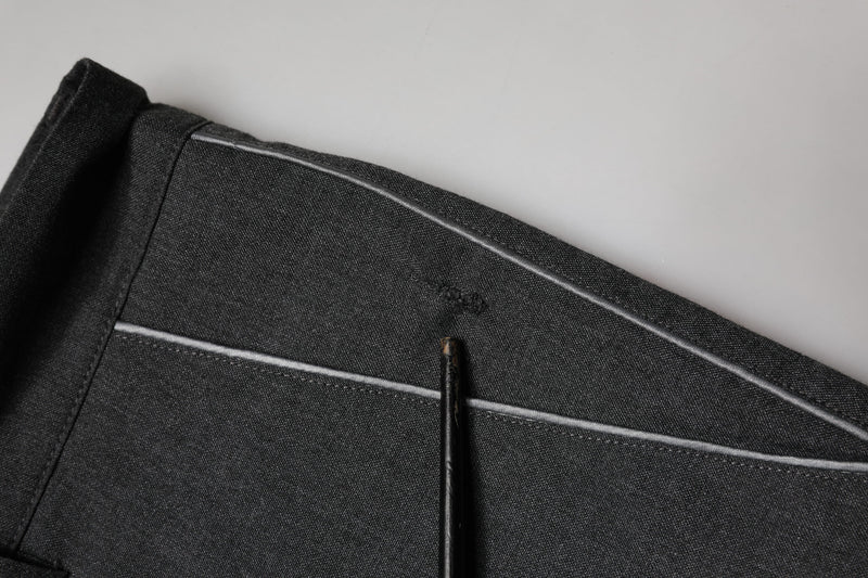 Daniele Alessandrini Grijze Polyester Formele Broek