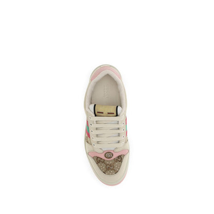 Gucci Multicolor Cotton Chunky Sneakers