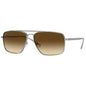 Versace Gray Metal Sunglasses