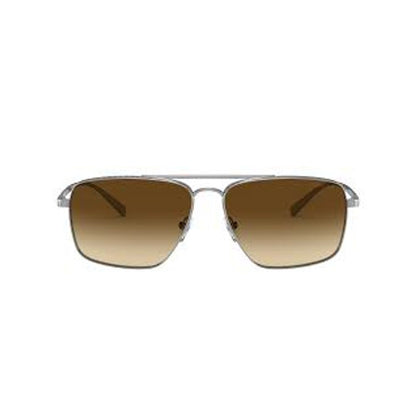 Versace Gray Metal Sunglasses