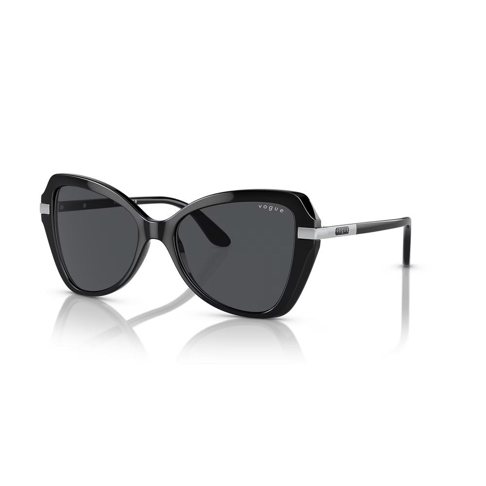 VOGUE Black Resin Sunglasses