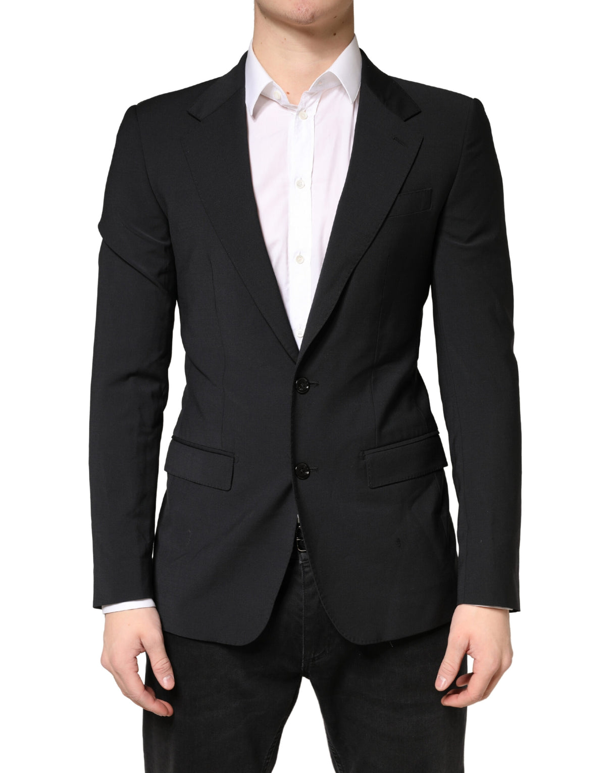 Veste de smoking Dolce &amp; Gabbana MARTINI noire à simple boutonnage