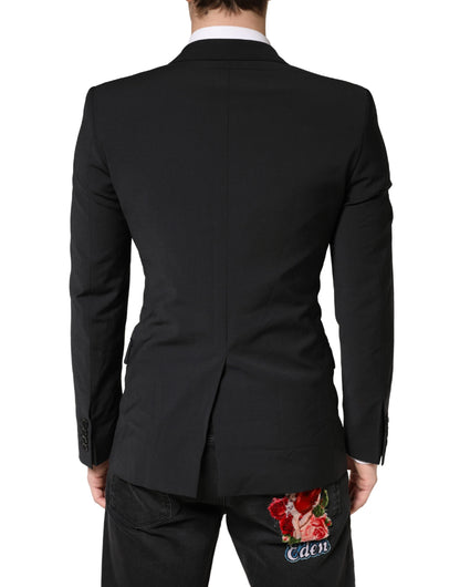 Veste de smoking Dolce &amp; Gabbana MARTINI noire à simple boutonnage