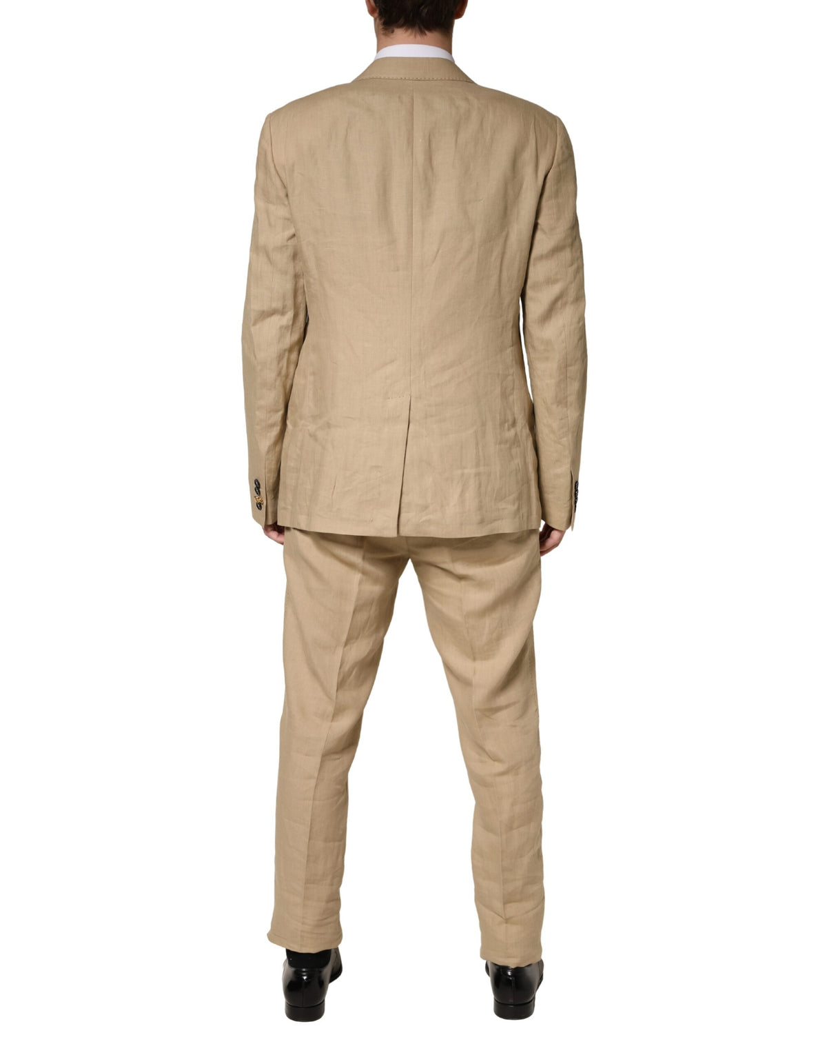 Dolce & Gabbana TAORMINA Beige Single Breasted Formal Suit