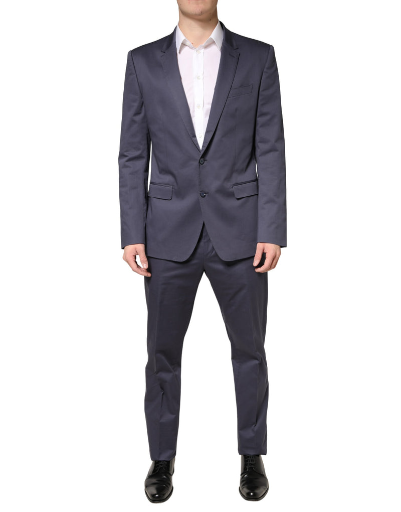 Dolce & Gabbana Blue MARTINI Single Breasted 2 Piece Suit