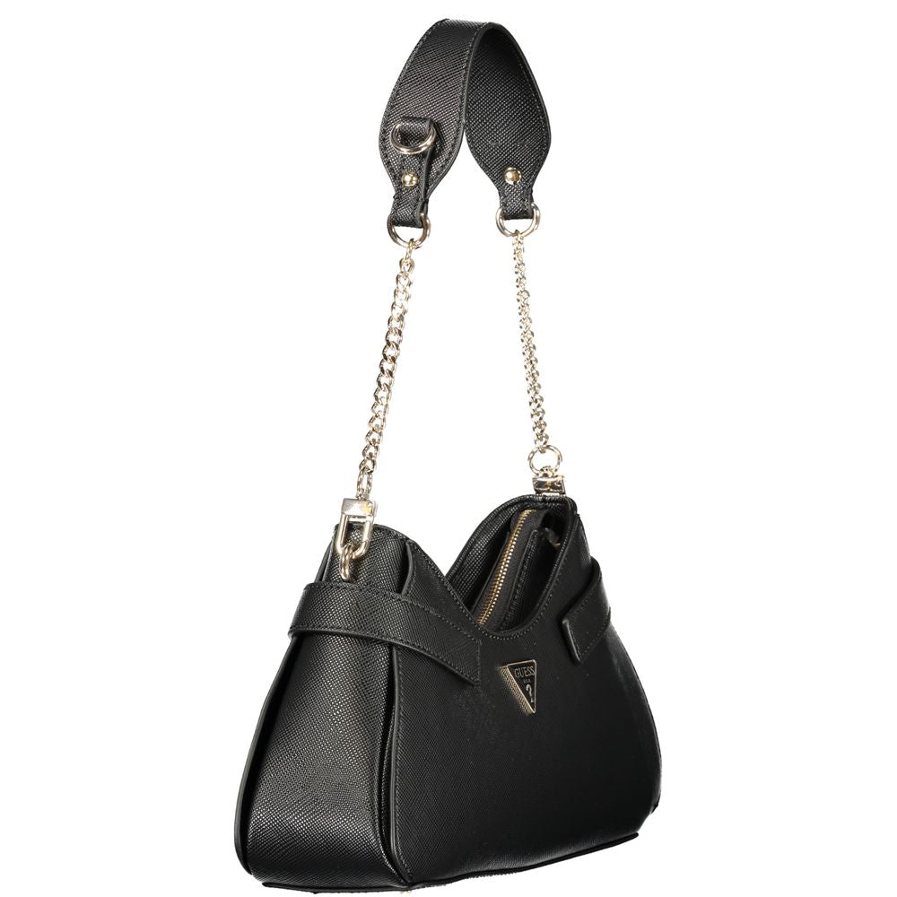Guess Jeans Serenova Black Polyurethane Women's Handbag