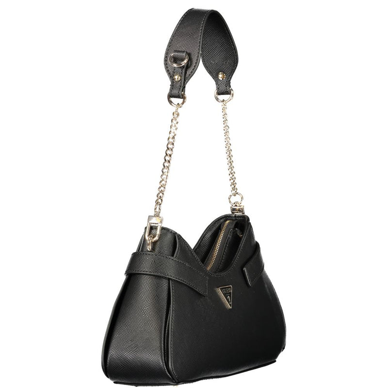 Guess Jeans Serenova Black Polyurethane Women's Handbag