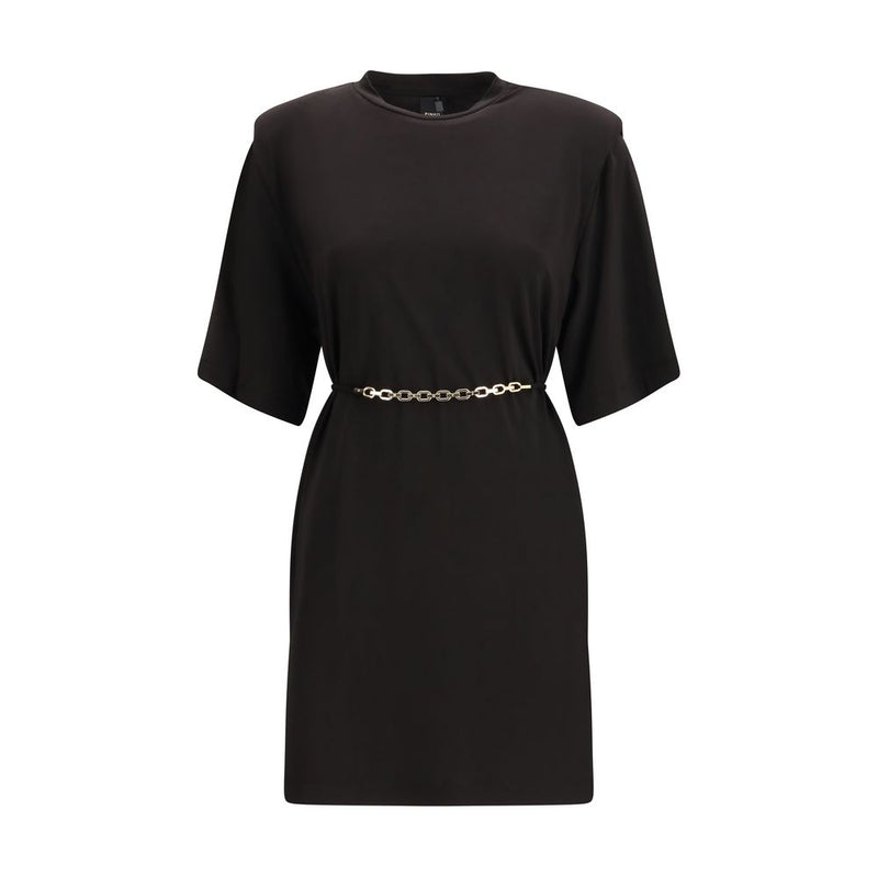 PINKO Allie Black Acetate Casual Dress for Women