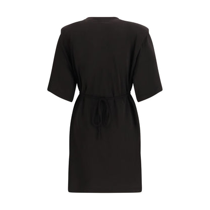 PINKO Black Acetate Casual Dress
