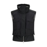 PINKO Geraldine Black Sleeveless Nylon Jacket