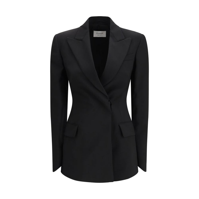 Max Mara Black Fleece Wool Blazer - Elegant and Versatile
