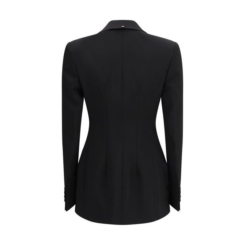 Max Mara Black Fleece Wool Blazer - Elegant and Versatile