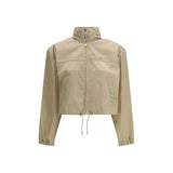 Prada Beige Recycled Polyamide Shell Jacket - Modern & Functional