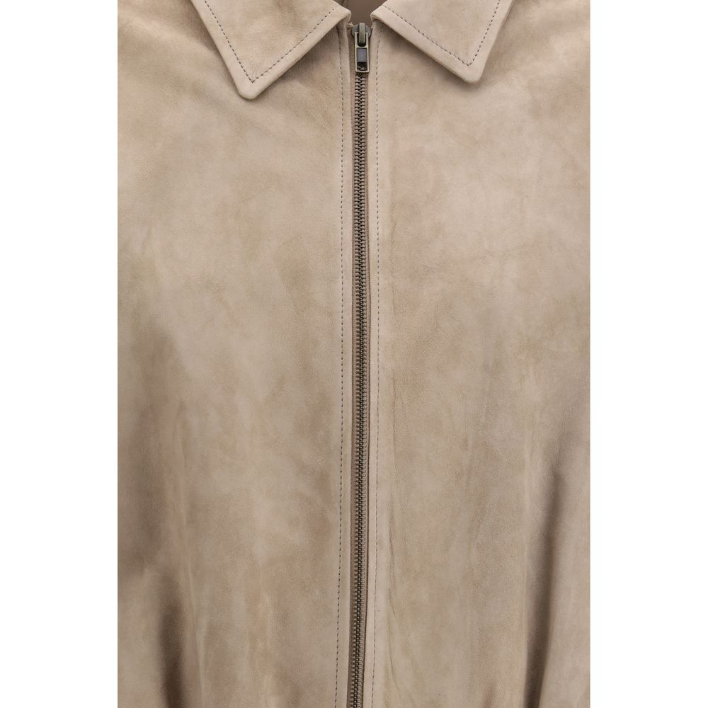 Salvatore Santoro Beige Lamb Ovis Aries Coat - Luxurious Elegance