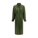 Givenchy Bicolor Cotton Midi Dress for Women - Elegant Casual Wear
