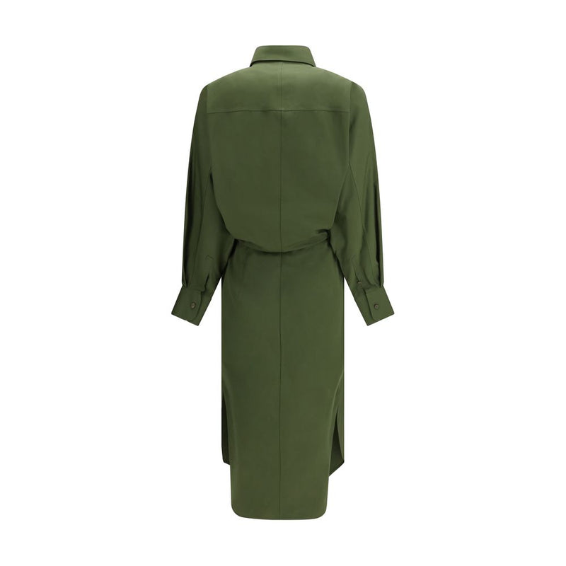 Givenchy Bicolor Cotton Midi Dress for Women - Elegant Casual Wear