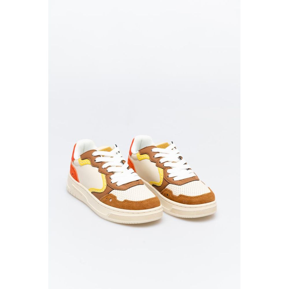 Scotch & Soda Multicolor Cowhide Low Top Sneakers for Women