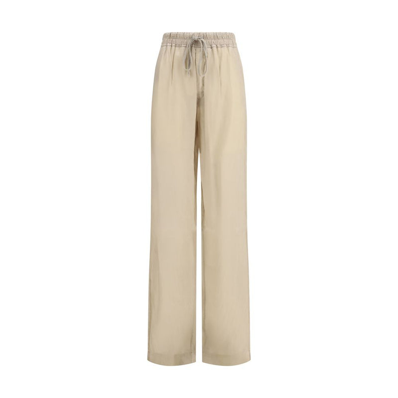 Rick Owens Dietrich Beige Copper Casual Pants for Women
