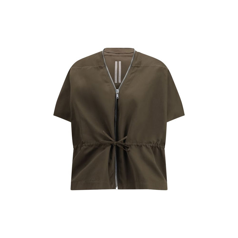 Rick Owens Brown Polyester Sleeveless Jacket for Women