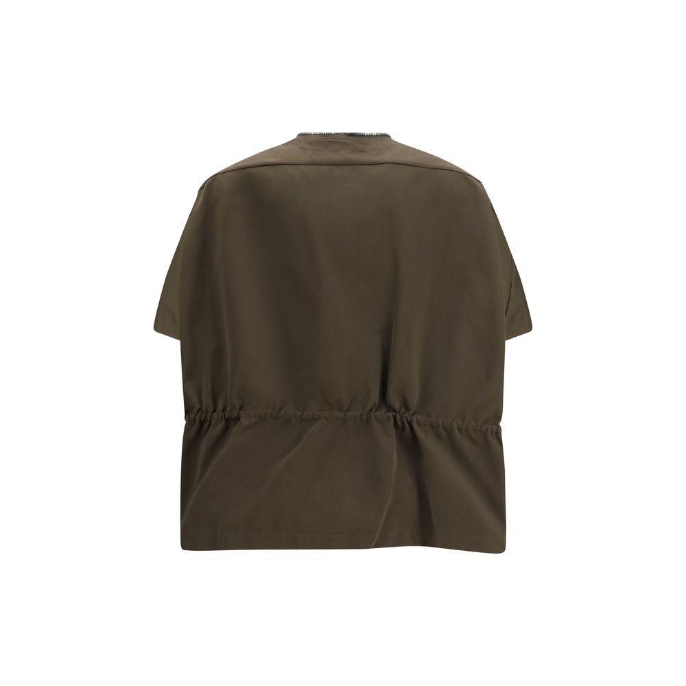 Rick Owens Brown Polyester Sleeveless Jacket for Women