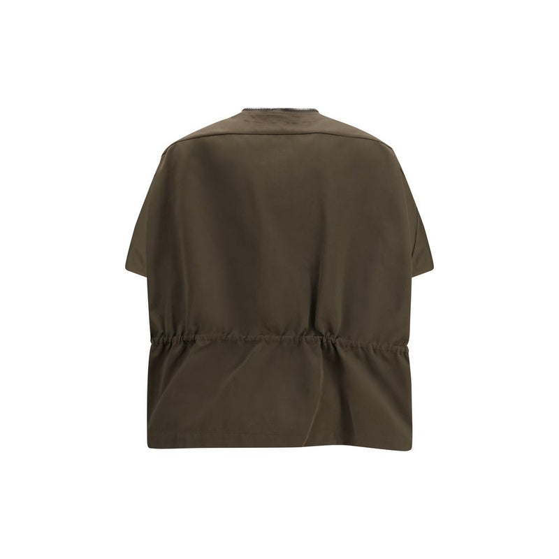 Rick Owens Brown Polyester Sleeveless Jacket for Women