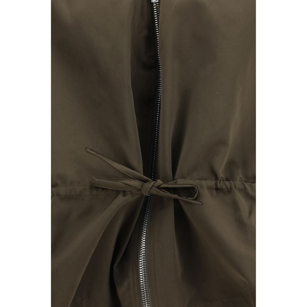 Rick Owens Brown Polyester Sleeveless Jacket for Women