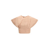 PINKO Asparago Top Multicolore en Taffetas pour Femmes