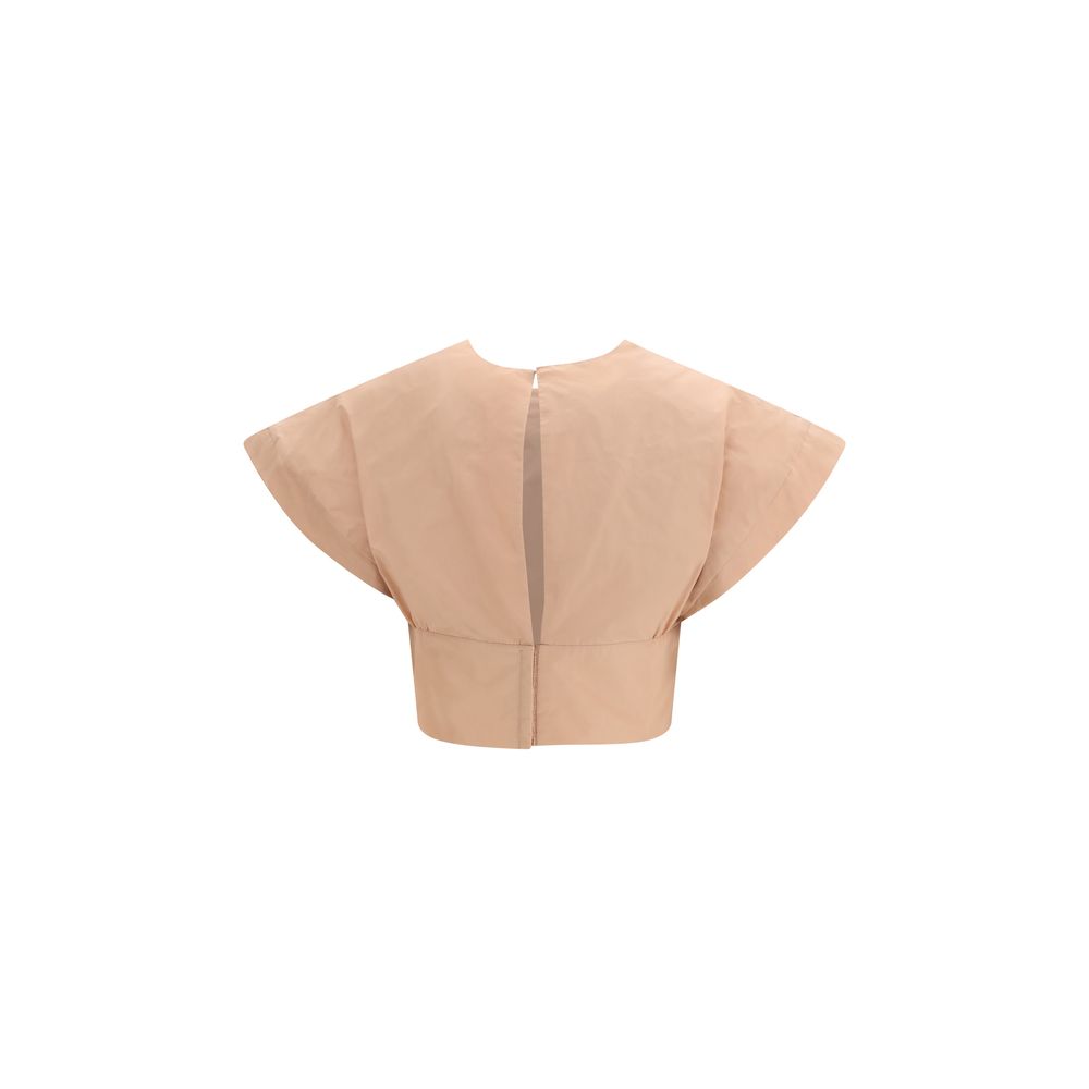 PINKO Asparago Top Multicolore en Taffetas pour Femmes