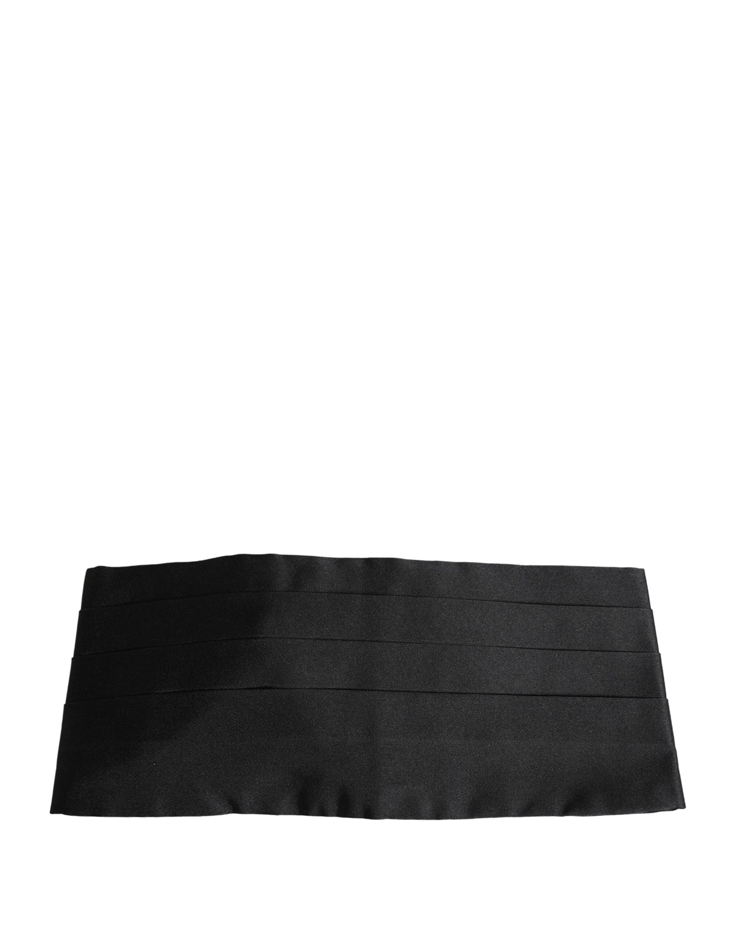 Ceinture large Dolce &amp; Gabbana noire 100 % soie