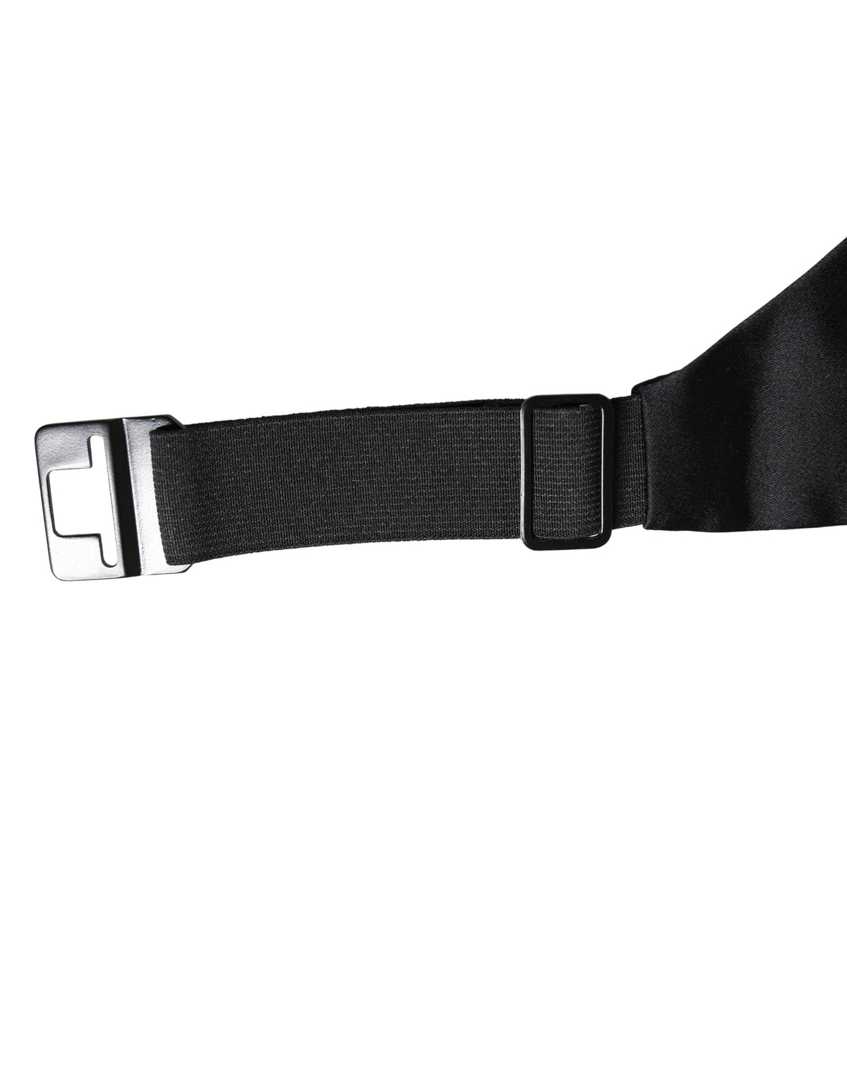 Ceinture large Dolce &amp; Gabbana noire 100 % soie