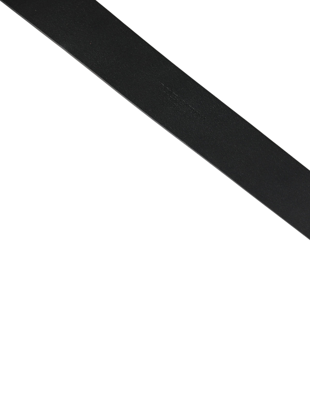Ceinture Dolce &amp; Gabbana en cuir de veau noir avec boucle en métal doré