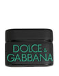 Dolce & Gabbana Black PVC Embossed Logo Flip Holder Women Airpods Case