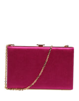 Dolce & Gabbana Pink Cotton Clutch Evening Crossbody Bag