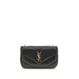 Saint Laurent Black Lamb Ovis Aries Shoulder Bag